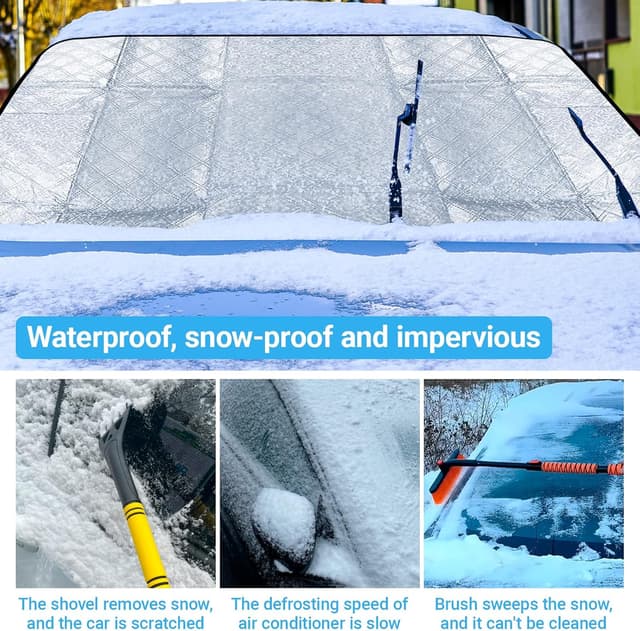 Thumbnail 2 de Griwuut Car Windscreen Cover 145 x 95 cm