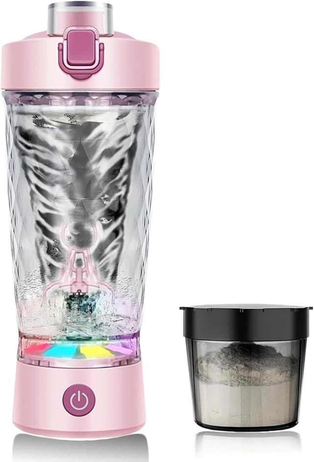 Detalle de flintronic 650ml Protein Shake Bottle USB‑C rechargeable 💧