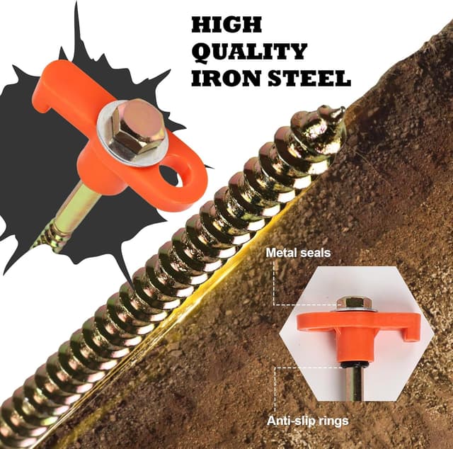 Thumbnail 2 de OFFOF 12 Pack heavy duty tent pegs