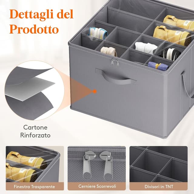 Detalle 2 de Lifewit Organizer Scarpe Armadio 12–16 Paia