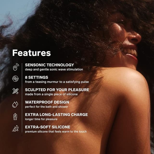 Detalle 2 de LELO SONA Vibromasseur sonique 8 modes