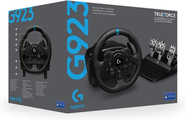 Thumbnail 10 de Logitech G923 Volante y Pedales para PS5, PS4 y PC