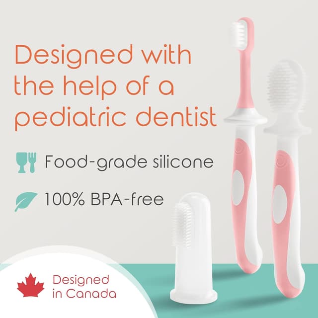 Thumbnail 5 de Cherish Baby Care 0–2 Years Toothbrush Kit 3-pack 🪥