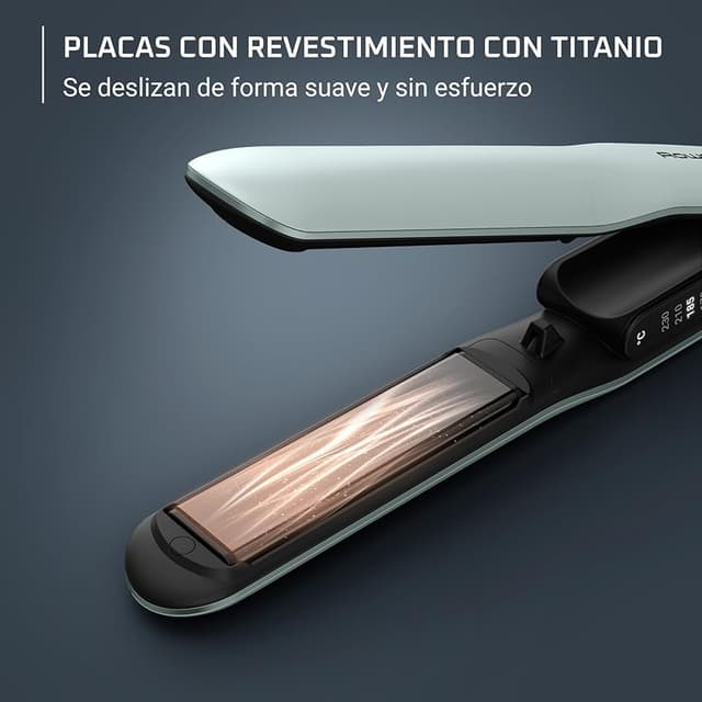 Detalle 2 de Rowenta Thermoglide SF5120E0 — plancha pelo 5 temperaturas