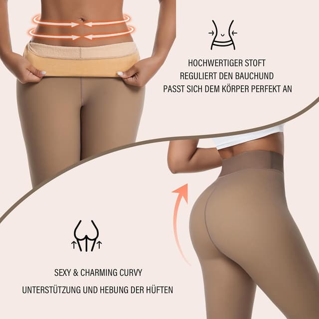 Thumbnail 2 de DIKER Medias térmicas mujer 220g Cintura alta