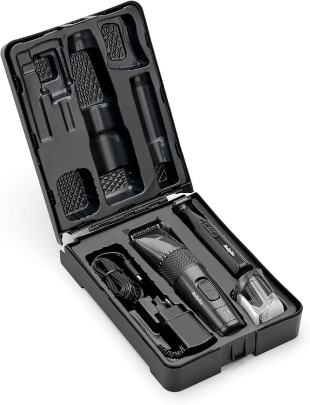 Detalle 2 de BaByliss MEN E978E Tagliacapelli con lame in titanio al carbonio: mini rifinitore e 26 altezze