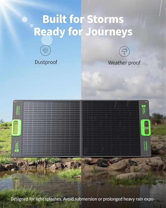 Detalle 2 de EBL 100W Solar Panel ⚡