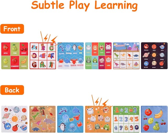 Detalle de Vicloon Baby Tissue Box Toy, Sensorik-Spielzeug