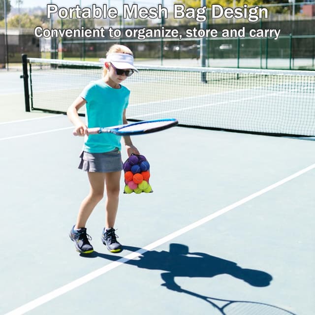 Detalle 2 de SHYUJAJIE Tennis Balls (20-Pack) for Training, Practice & Dog Play — 2.58-Inch