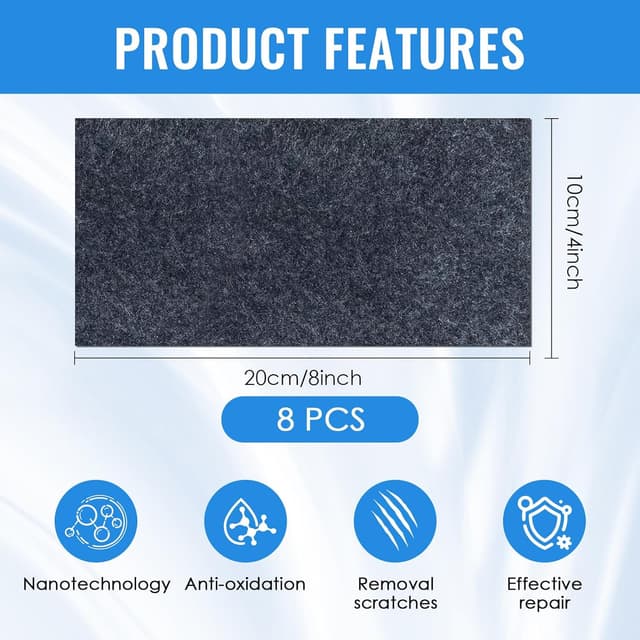 Thumbnail 1 de EHIOG Nano Kratzerentferner Tücher 8 Stück