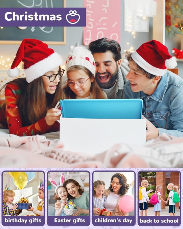 Thumbnail 6 de ORSEN Tablette LCD 16 pouces : ardoise magique effaçable pour enfants (bleu) de 3 à 8 ans