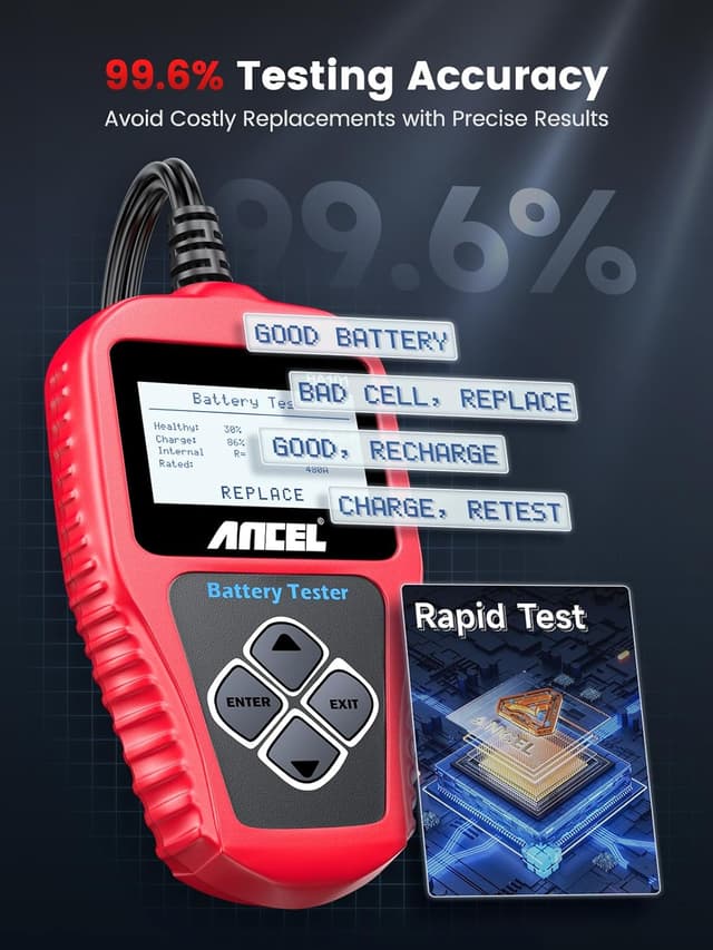 Detalle 2 de ANCEL BA101 12V Car Battery Tester
