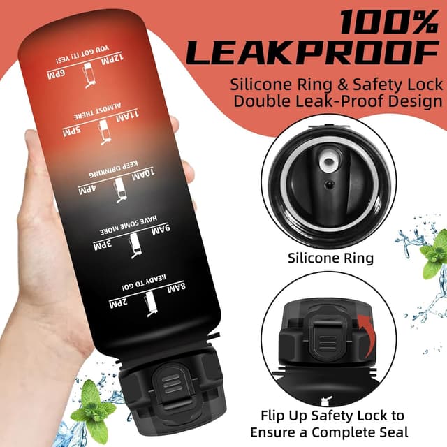 Thumbnail 3 de Mujigaga Borraccia 1,5 litri con cannuccia