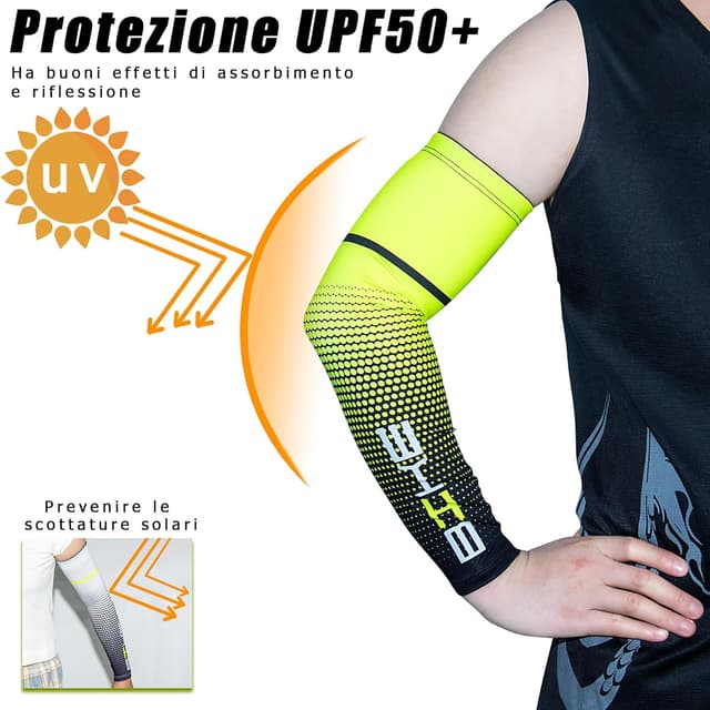 Detalle 2 de Arm Sleeve Unisex Ärmlinge UV Schutz Kompression