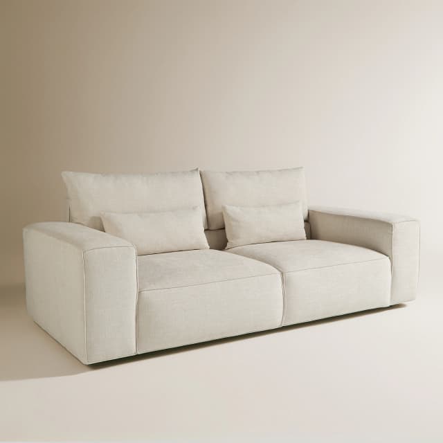 Detalle de El Corte Inglés Aveiro, sofá 3 plazas con respaldos elevables 🛋