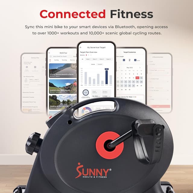 Thumbnail 5 de Sunny Health & Fitness Smart Under-Desk Bike ⚙