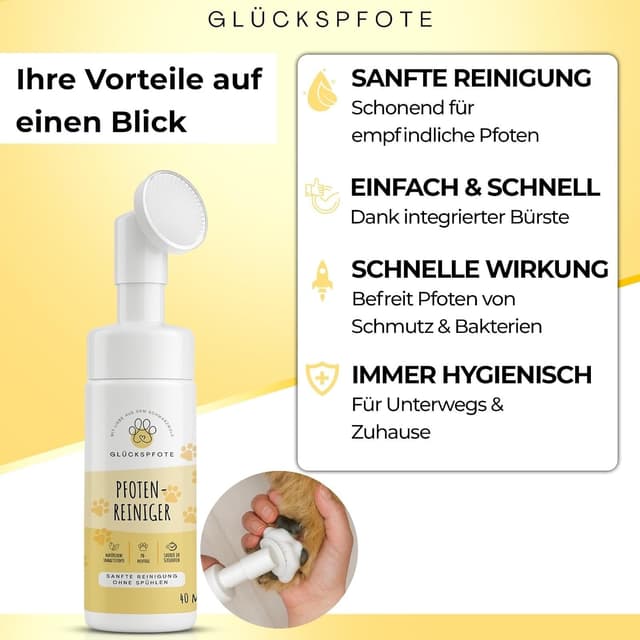 Detalle 2 de GLÜCKSPFOTE Pfotenreiniger 200ml