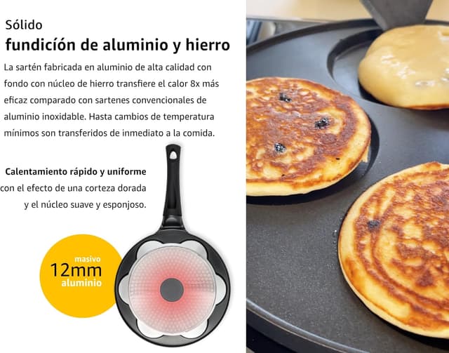 Detalle 2 de Endusor Sartén 26cm para Tortitas y Pancakes