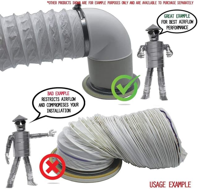 Detalle 2 de Kair 4 inch PVC flexible hose 3 metre