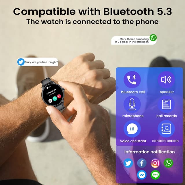 Thumbnail 1 de Smartwatch 1,43" AMOLED con llamadas