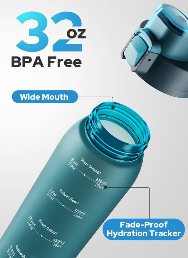 Thumbnail 6 de Opard 1000ml Tritan water bottle