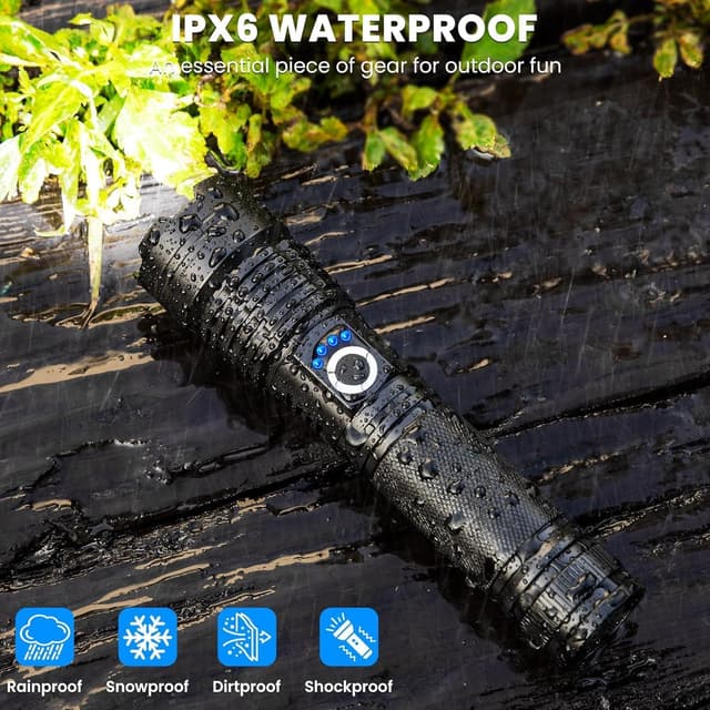 Thumbnail 5 de ECLINCO Flashlight Rechargeable 99,000 Lumens handheld flashlight 🔦