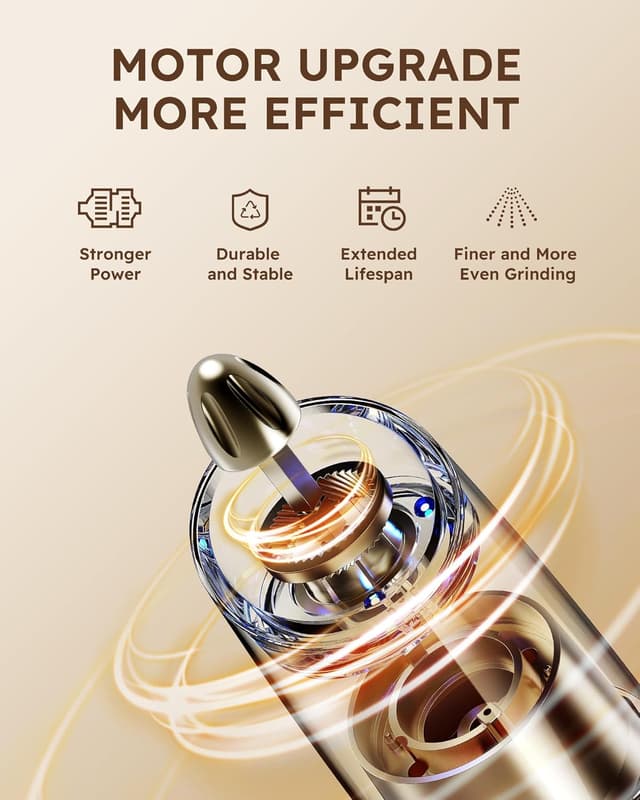 Thumbnail 4 de Sangcon Gravity Electric Salt and Pepper Grinder 184G