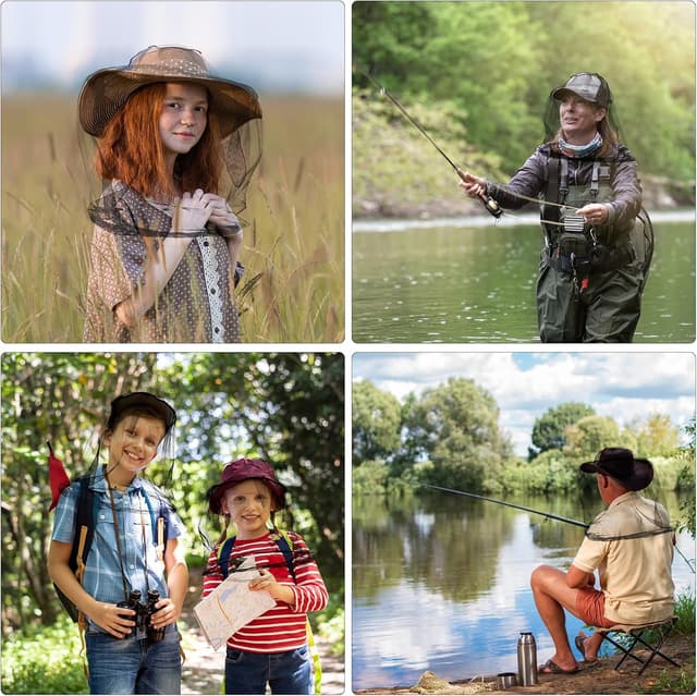 Thumbnail 6 de ACWOO Mosquitera de cabeza 2 unidades