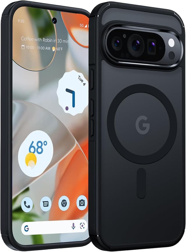 Thumbnail 6 de Coque magnétique TAURI pour Google Pixel 10 Pro XL compatible MagSafe (noir mat, ultra-mince)