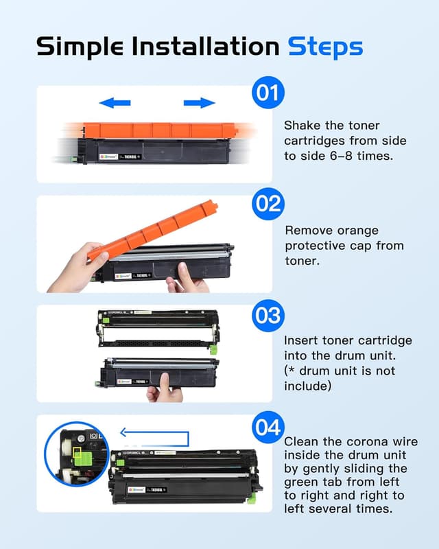 Detalle de GPC Image TN248XL toner 5 pack
