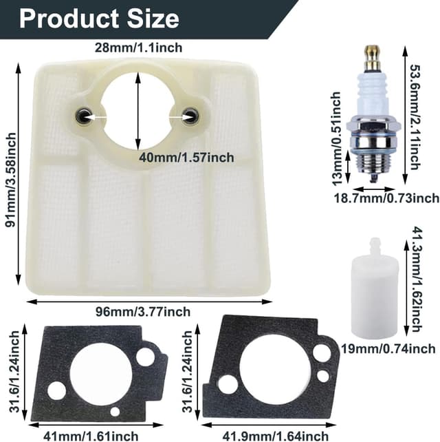 Thumbnail 6 de ZAMDOE replacement carburetor for Husqvarna chainsaws (503280316 / 574331601 etc.)