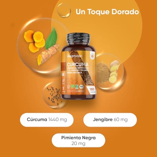 Thumbnail 1 de WeightWorld Curcuma 1520mg con Jengibre