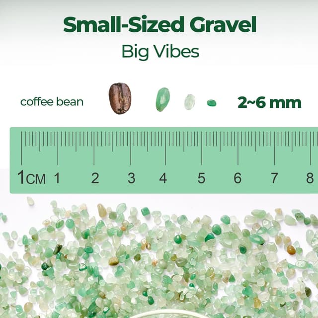 Thumbnail 3 de T4U Crystal Chips Quartz Jade Pebbles 450g