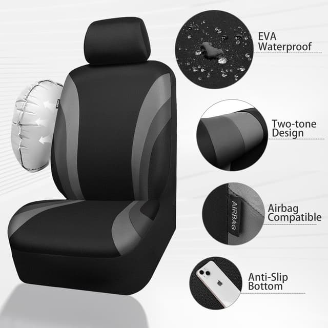 Thumbnail 1 de CAR PASS EVA Waterproof Front Seat Covers, 2pc