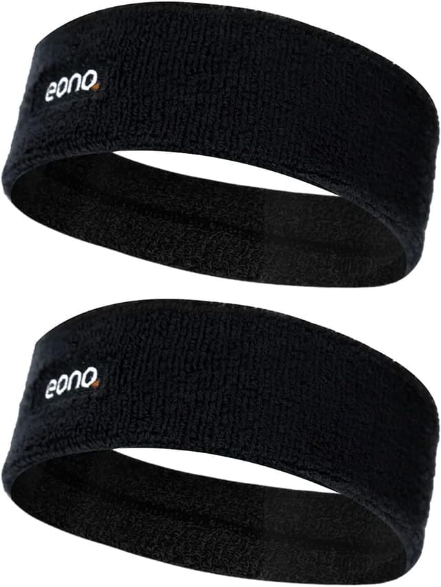 Imagen de Eono Elastic Sports Headband 2Pack - High Absorption en OfertitasTOP