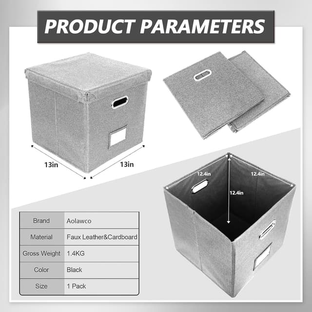 Thumbnail 6 de Aolawco 12 inch Vinyl Record Storage Box
