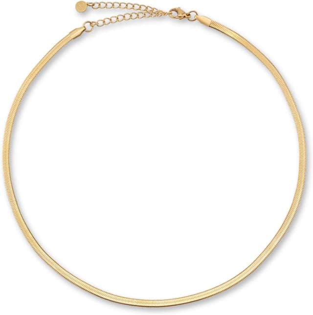 Thumbnail 6 de GD GOOD.designs Schlangenkette Damen – flache Halskette ohne Anhänger aus Edelstahl (wasserfest, verstellbar 38–45 cm)