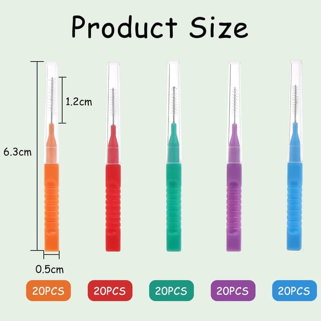 Detalle 2 de iCovalescent Cepillos Interdentales 100 piezas