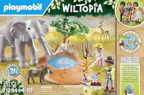 Detalle 2 de PLAYMOBIL Wiltopia Elefante en la charca