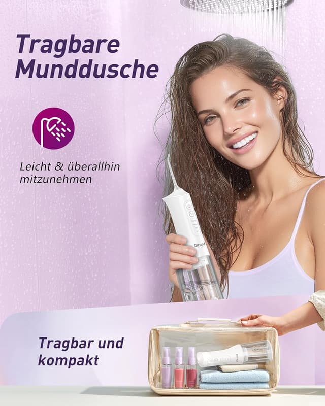 Thumbnail 5 de Glracd Munddusche 300 ml Wasserflosser – 4 Modi