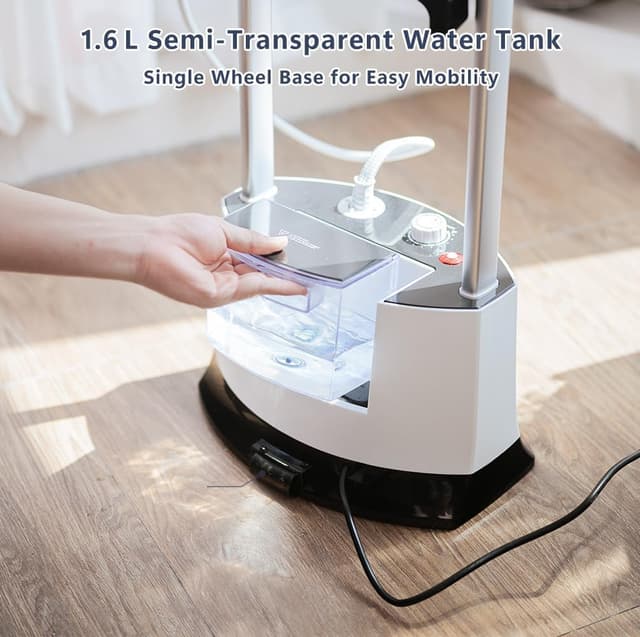 Thumbnail 6 de Venkillian Upright Garment Clothes Steamer with 12 Steam Levels, 6 Bar & 1400W