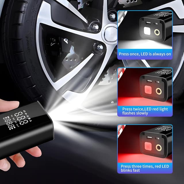 Thumbnail 5 de Semflagree Portable Air Compressor 6000mAh