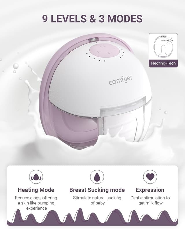 Thumbnail 6 de comfyer Heated Hands-Free Breast Pump 2 Pack