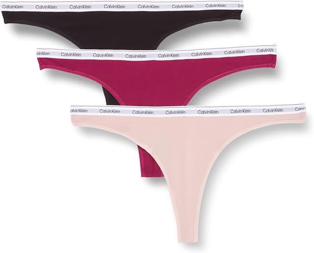 Thumbnail 4 de Calvin Klein Pack de 3 Braguitas Tanga Mujer 🖤
