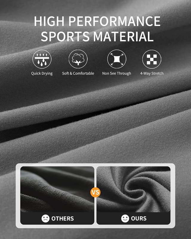 Detalle de CAMBIVO Sport Leggings Damen lang mit Handytasche, High Waist Blickdicht 4-Wege-Stretch