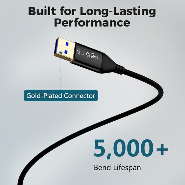 Thumbnail 1 de Mygatti USB 3.0 auf DVI Adapterkabel (Typ-A zu DVI), 1,5 m – für TV, Monitor & Projektor mit 1080p