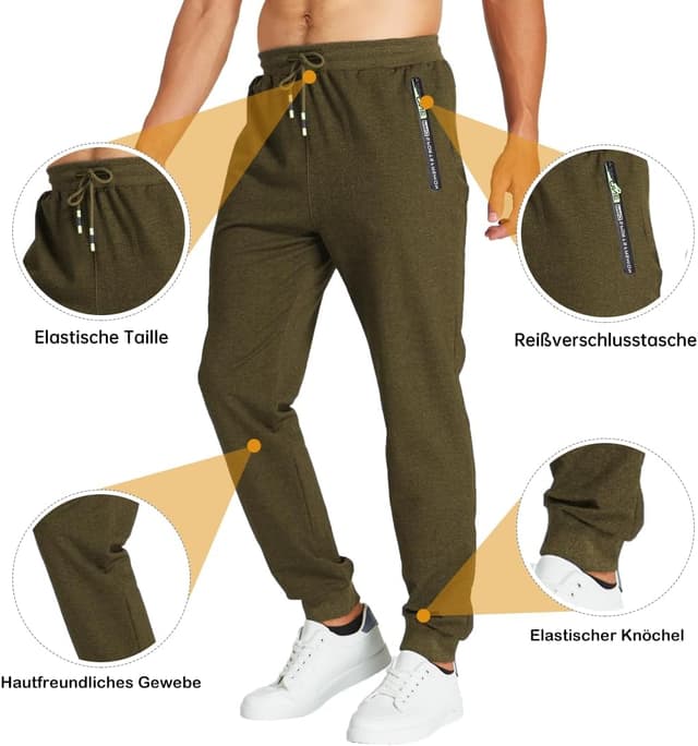 Thumbnail 3 de ZOXOZ Pantaloni Sportivi Uomo Cotone elastico in vita