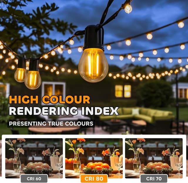 Thumbnail 6 de 2 Stück Edison LED Glühbirnen G45 E27