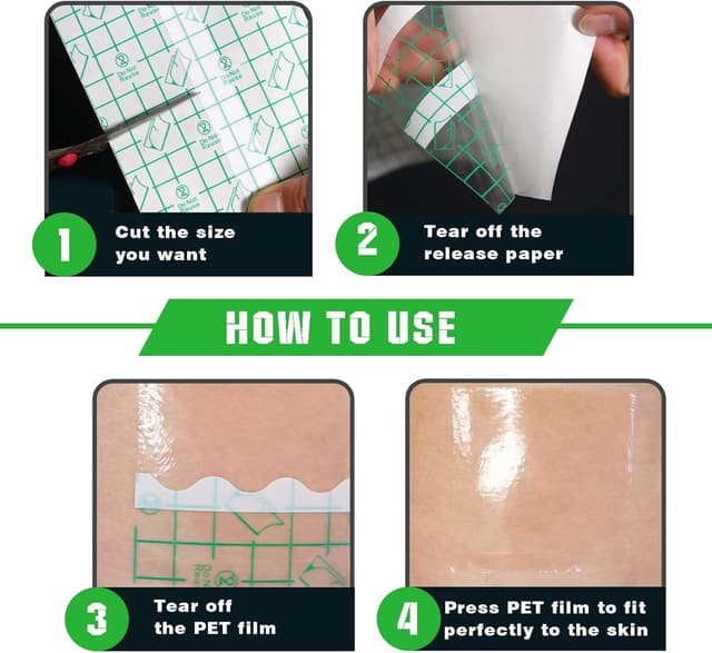 Thumbnail 4 de Rayyl Second Skin Tattoo 3 Rolls 2m