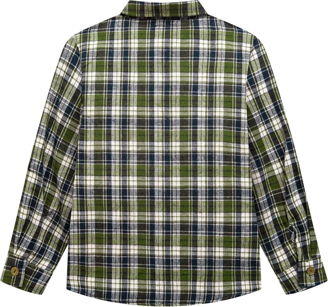 Detalle 2 de JACKETOWN Kinderhemd Langarm kariert für Jungen